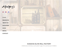 Tablet Screenshot of oliveoil-kanakis.gr